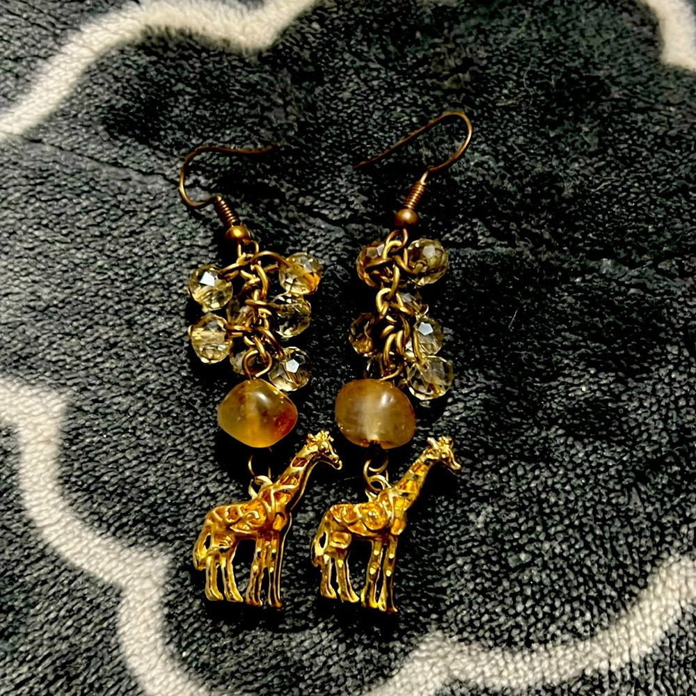 Giraffe earrings